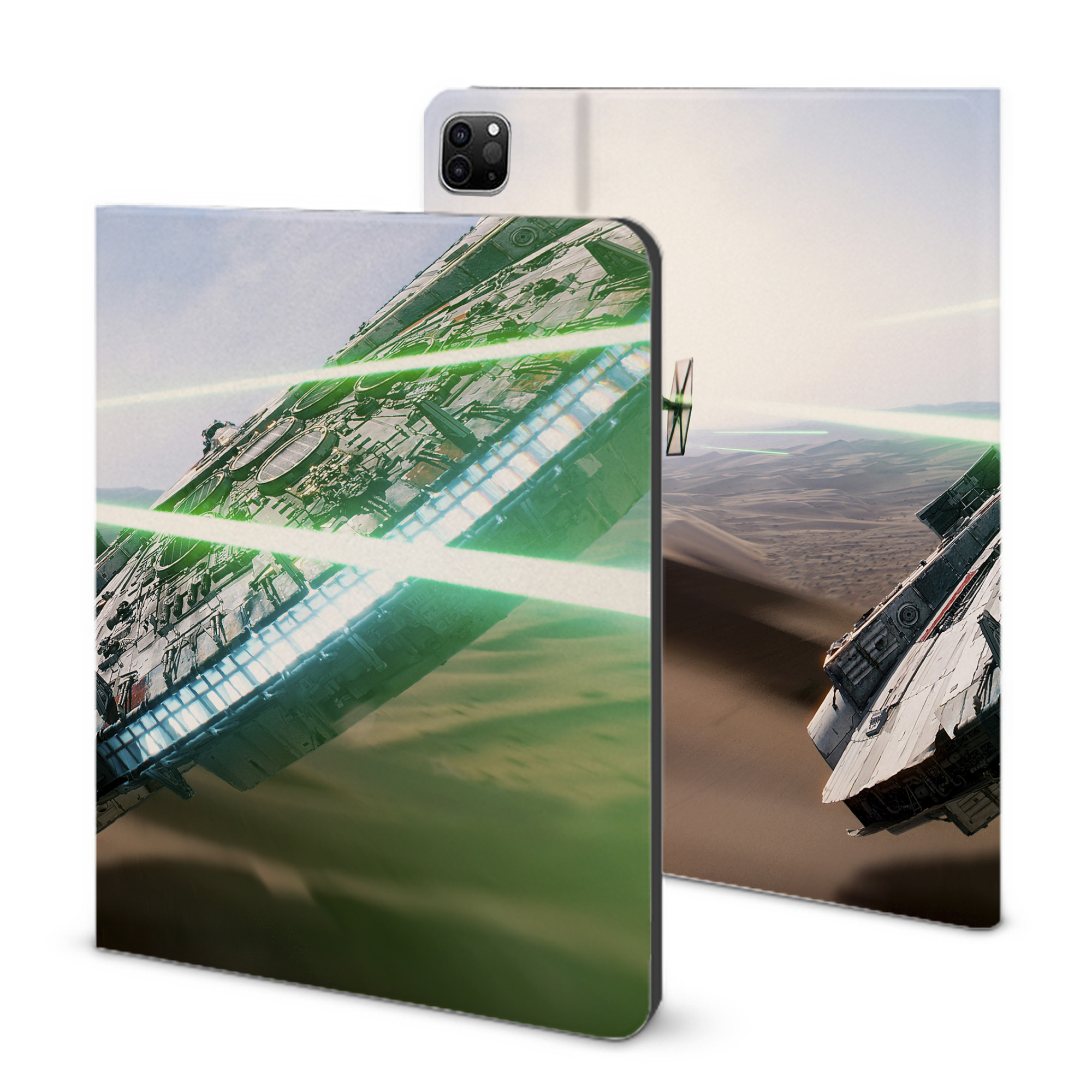 （画像用） スター・ウォーズ Star Wars IPad ケース ブック型 PUレザー TPU 耐衝撃 軽量 薄型 ペン収納なし 全面保護 IPad 各モデル対応